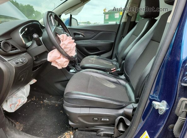 KL4CJ2SB4KB916685 2019 BUICK ENCORE Blue წინა სალონის ხედი