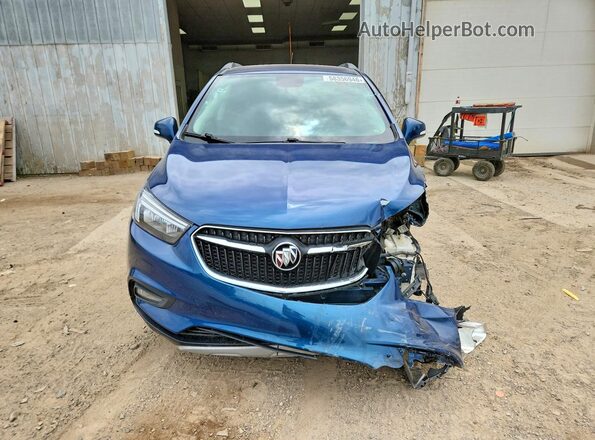 KL4CJ2SB4KB916685 2019 BUICK ENCORE Blue წინა ხედი