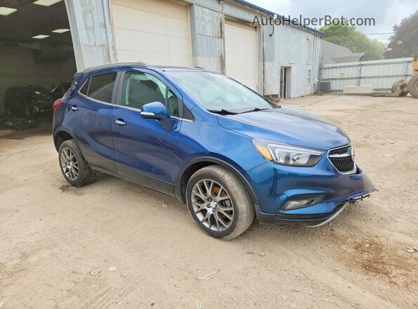 KL4CJ2SB4KB916685 2019 BUICK ENCORE Blue წინა მარჯვენა