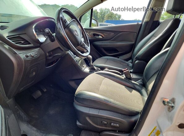 KL4CJ2SB5JB616328 2018 BUICK ENCORE White წინა სალონის ხედი