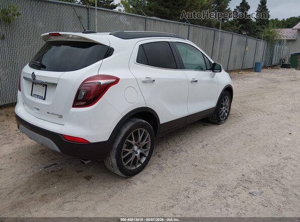 KL4CJ2SB6KB786439 2019 BUICK ENCORE White Rear right