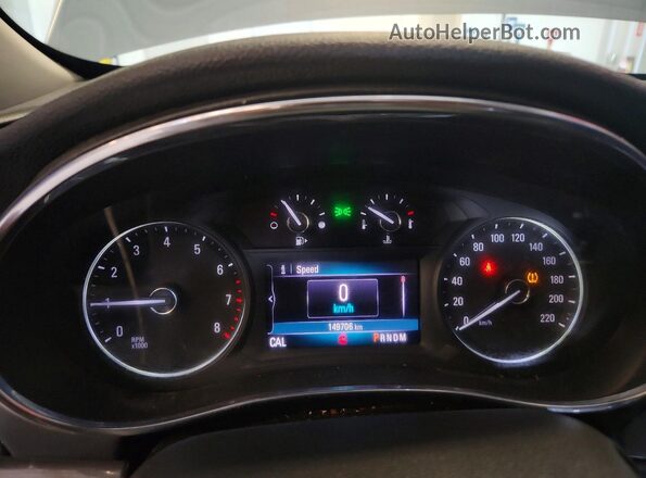 KL4CJ2SB8LB033951 2020 BUICK ENCORE Gray ხელსაწყოთა პანელის ხედი