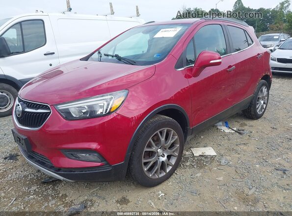 KL4CJ2SB9HB037112 2017 BUICK ENCORE Burgundy Front left