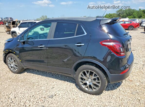 KL4CJ2SBXJB671454 2018 BUICK ENCORE Black Trasero izquierdo