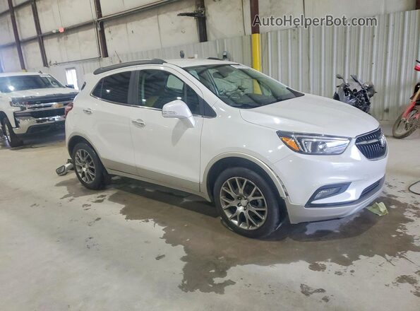 KL4CJ2SM0JB654910 2018 BUICK ENCORE White Передня права чверть