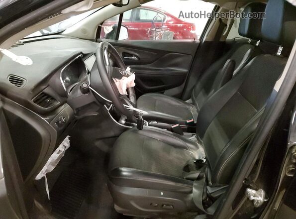 KL4CJ3SB0HB058582 2017 BUICK ENCORE Черный Вид салона спереди