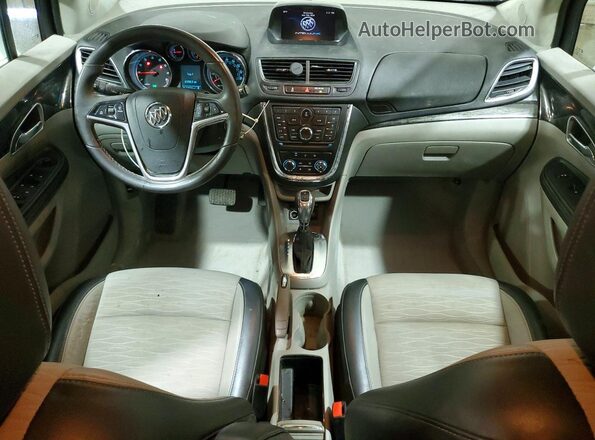 KL4CJASB0GB554338 2016 BUICK ENCORE White Dashboard view