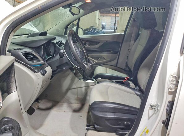 KL4CJASB0GB554338 2016 BUICK ENCORE White Front interior view