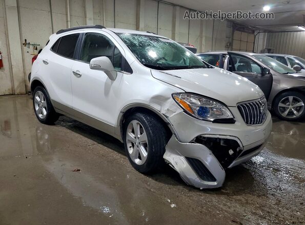 KL4CJASB0GB554338 2016 BUICK ENCORE White Front right