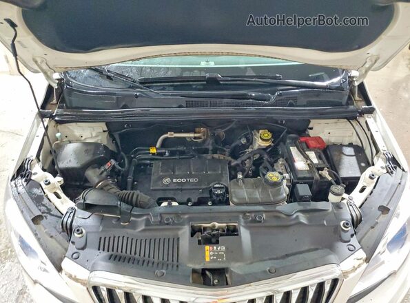 KL4CJASB0GB554338 2016 BUICK ENCORE White Engine compartment view