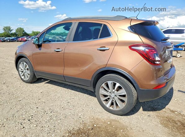 KL4CJASB0HB106859 2017 BUICK ENCORE Brown Rear left