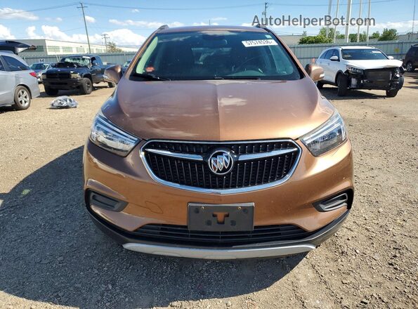KL4CJASB0HB106859 2017 BUICK ENCORE Brown Front view