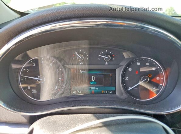 KL4CJASB0HB106859 2017 BUICK ENCORE Brown Instrument cluster view