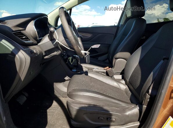 KL4CJASB0HB106859 2017 BUICK ENCORE Brown Front interior view