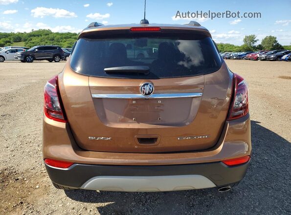 KL4CJASB0HB106859 2017 BUICK ENCORE Brown Rear view
