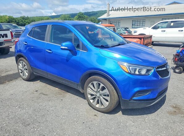 KL4CJASB0JB510704 2018 BUICK ENCORE Blue Передня права чверть