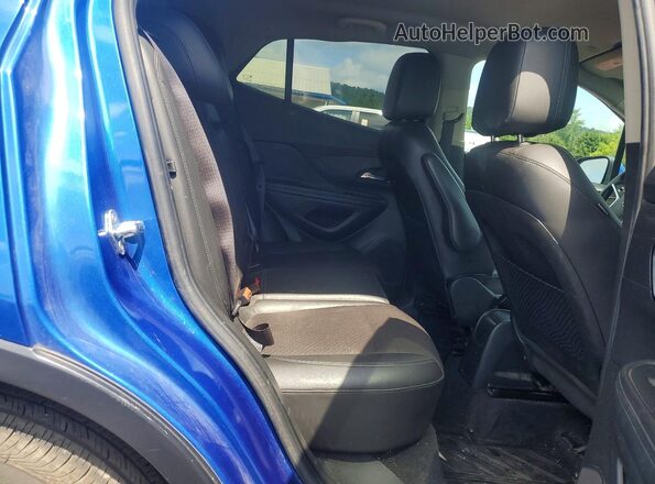 KL4CJASB0JB510704 2018 BUICK ENCORE Blue Вид задньої частини салону