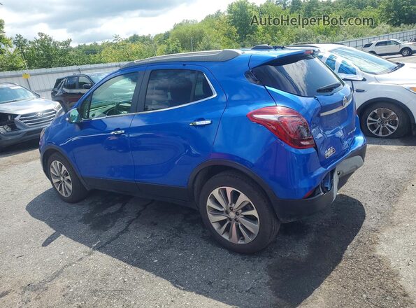 KL4CJASB0JB510704 2018 BUICK ENCORE Blue Задня ліва чверть
