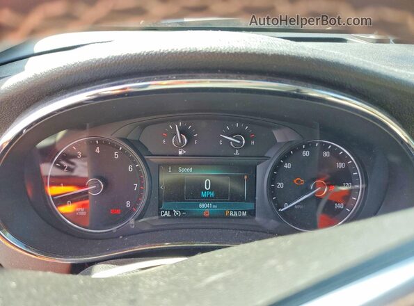 KL4CJASB0JB624508 2018 BUICK ENCORE White Instrument cluster view