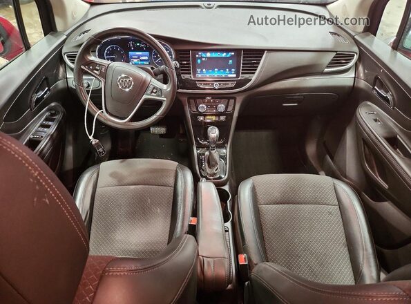 KL4CJASB0KB773504 2019 BUICK ENCORE Burgundy Вид панелі приладів