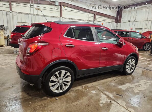 KL4CJASB0KB773504 2019 BUICK ENCORE Burgundy Задня права чверть