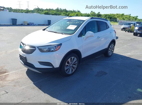 KL4CJASB0KB909131 2019 BUICK ENCORE Белый Передняя левая четверть