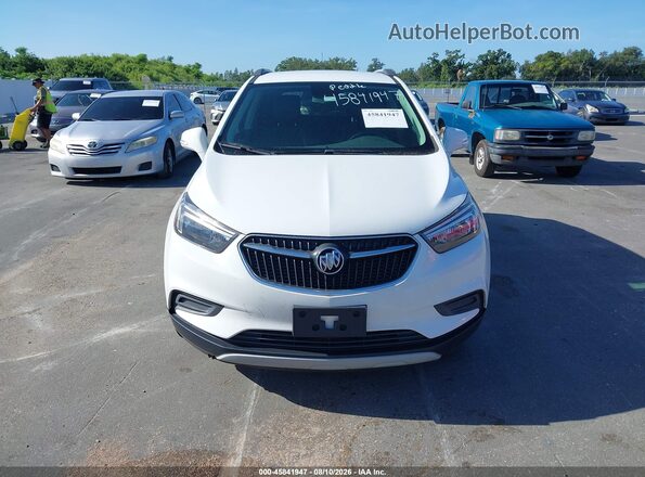 KL4CJASB0KB909131 2019 BUICK ENCORE Белый Вид щитка приборов
