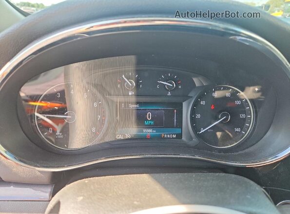 KL4CJASB0KB909940 2019 BUICK ENCORE Черный Вид щитка приборов