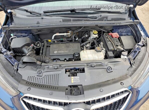 KL4CJASB0KB938886 2019 BUICK ENCORE Blue Engine compartment view