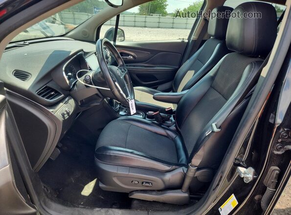 KL4CJASB0LB008858 2020 BUICK ENCORE Black წინა სალონის ხედი