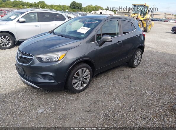 KL4CJASB1HB170506 2017 BUICK ENCORE Gray წინა მარცხენა ხედი სამი მეოთხედიდან