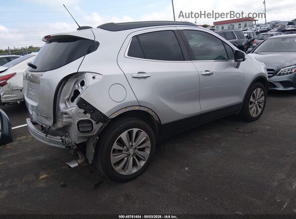 KL4CJASB1KB773818 2019 BUICK ENCORE Silver Հետևի աջ