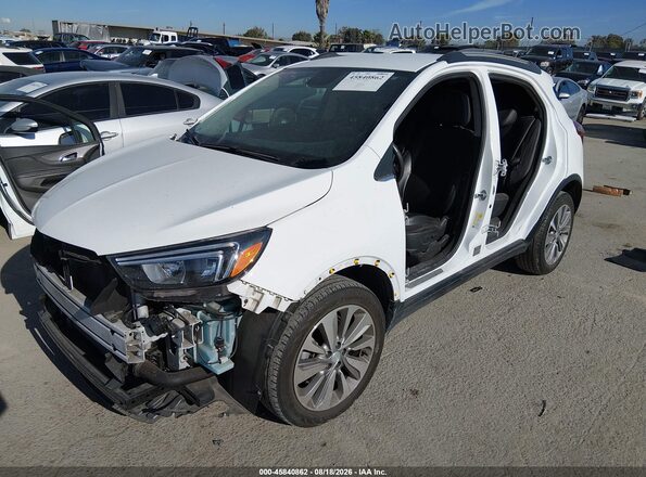 KL4CJASB1LB088414 2020 BUICK ENCORE White Առջևի ձախ երեք քառորդ տեսարան
