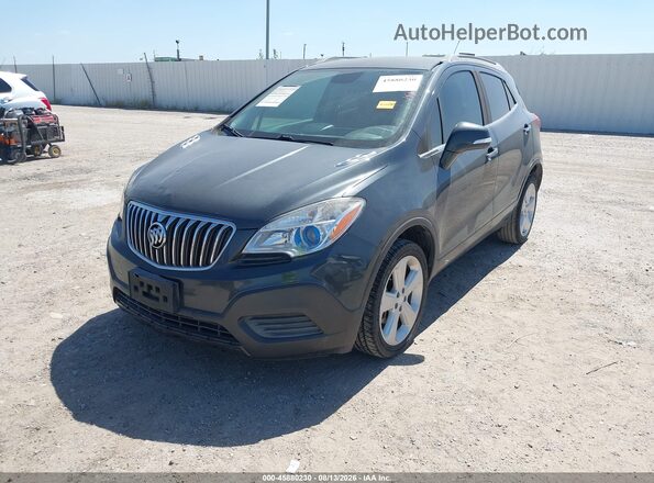 KL4CJASB2GB727793 2016 BUICK ENCORE Gray Front left
