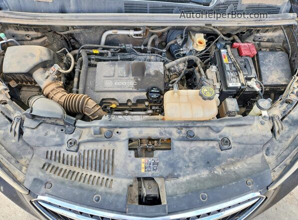 KL4CJASB2HB059933 2017 BUICK ENCORE Black Vista del compartimento del motor