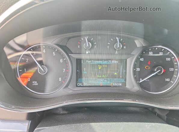 KL4CJASB2HB155092 2017 BUICK ENCORE Black Instrument cluster view