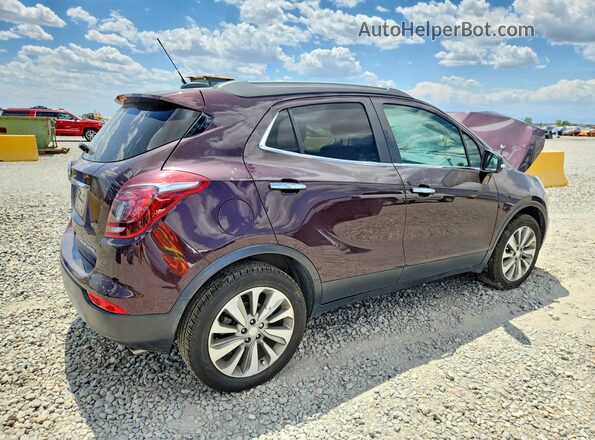 KL4CJASB2JB506590 2018 BUICK ENCORE Бордовый Задняя правая четверть