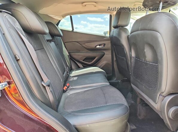 KL4CJASB2JB506590 2018 BUICK ENCORE Бордовый Вид задней части салона