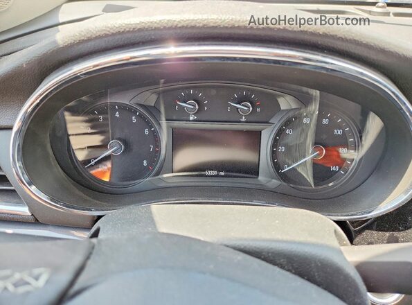 KL4CJASB2JB506590 2018 BUICK ENCORE Бордовый Вид щитка приборов