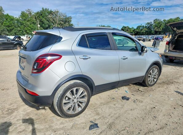 KL4CJASB2JB555403 2018 BUICK ENCORE Серебряный Задняя правая четверть