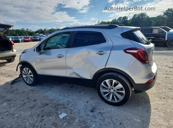 KL4CJASB2JB555403 2018 BUICK ENCORE Серебряный Задняя левая четверть