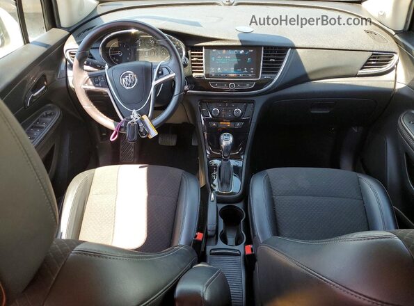 KL4CJASB2JB558009 2018 BUICK ENCORE White წინა პანელის ხედი