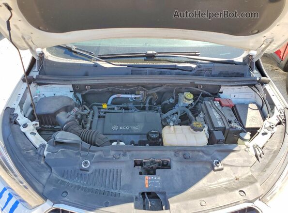 KL4CJASB2JB558009 2018 BUICK ENCORE White ძრავის განყოფილების ხედი