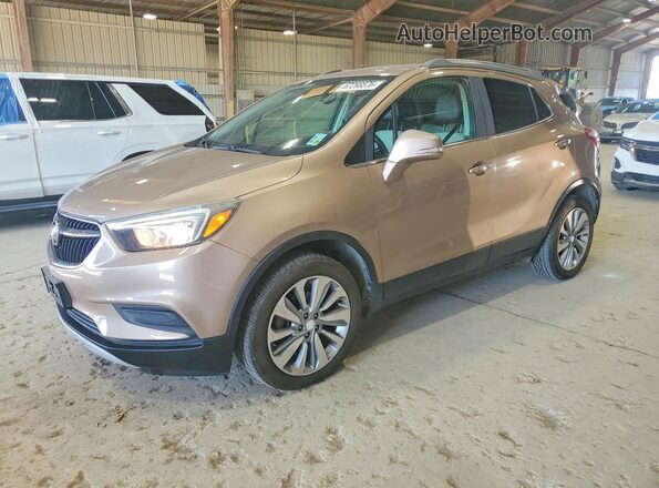 KL4CJASB2JB590863 2018 BUICK ENCORE Brown Rear right