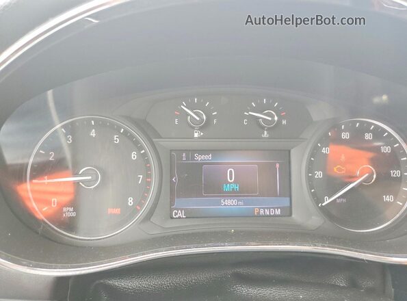KL4CJASB2KB705544 2019 BUICK ENCORE Белый Вид щитка приборов