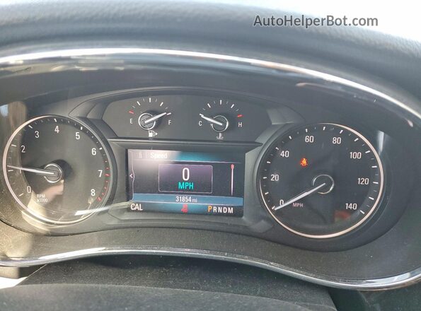 KL4CJASB2KB727527 2019 BUICK ENCORE White Instrument cluster view