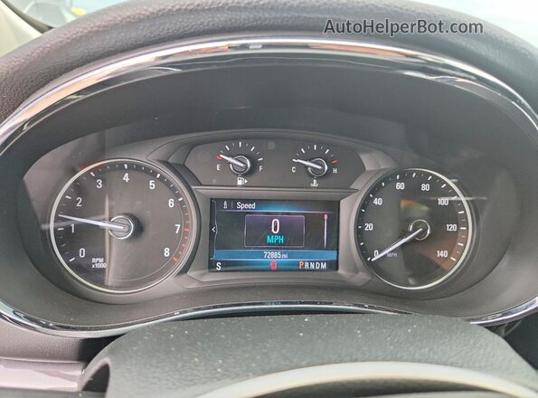 KL4CJASB2KB766909 2019 BUICK ENCORE Синий Вид щитка приборов