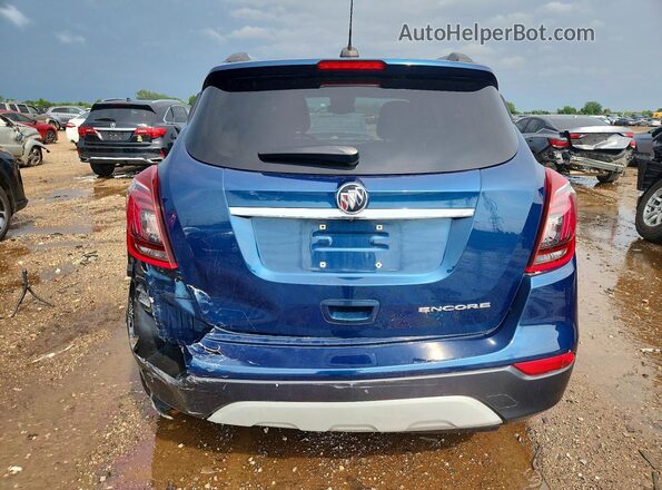 KL4CJASB2KB766909 2019 BUICK ENCORE Синий Вид сзади