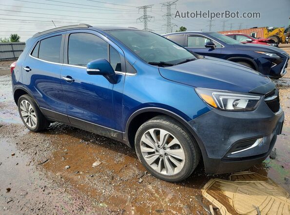 KL4CJASB2KB766909 2019 BUICK ENCORE Синий Передняя правая четверть