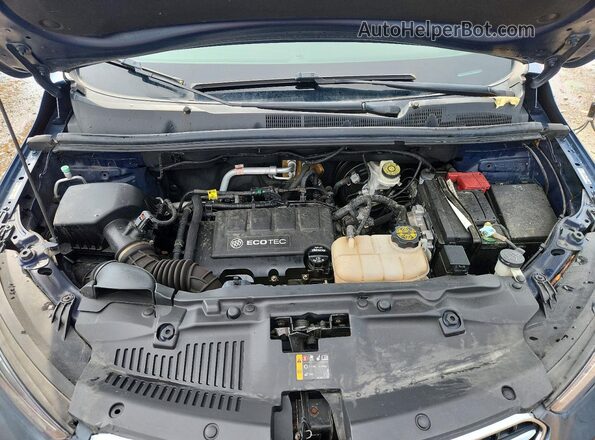 KL4CJASB2KB766909 2019 BUICK ENCORE Синий Вид задней части салона